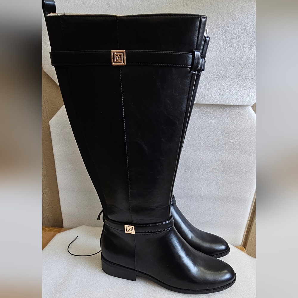 Elegant Black Knee-High Women's Boots